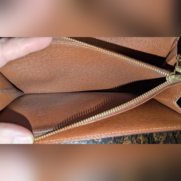 Louis Vuitton Sarah Monogram Wallet with COA Brown VGUC - Picture 9 of 16